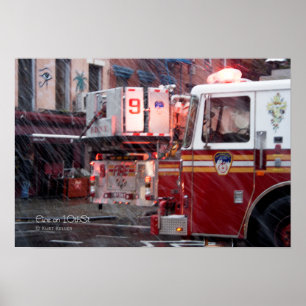 Brand den 10:e ST Poster