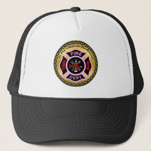 Brand Department logotyp Black and Rosa Badge Keps