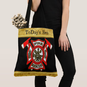 Brand Department logotyp och Red Badge guld foil Tygkasse