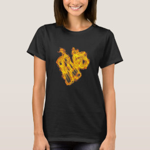 Brand dykande fenor och glasögon Dyka di T Shirt