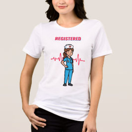 Brand + Fabric ’Registered Nurse’ Soft Unisex Med T Shirt