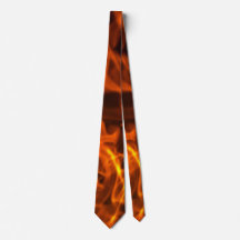 Brand Flames Neck Tie
