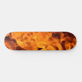 Brand! Flammskal Skateboard eller väggkonst