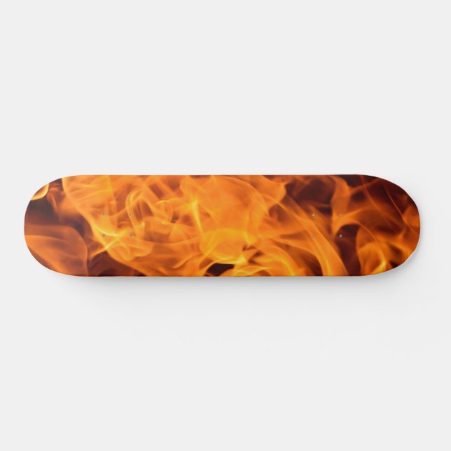 Brand! Flammskal Skateboard eller väggkonst (Horz)