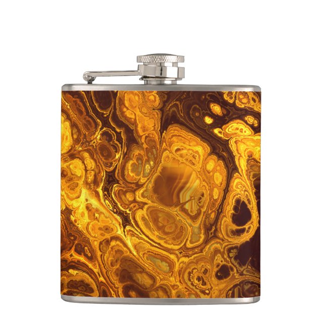Brand Fractal Art 2 Förpackad kolv Fickplunta (Framsidan)