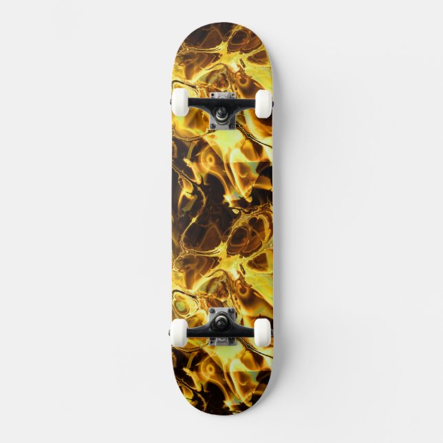 Brand Fractal Art 4 Skateboard (Framsida)