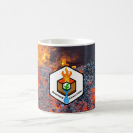 Brand gör Biochar Mugg