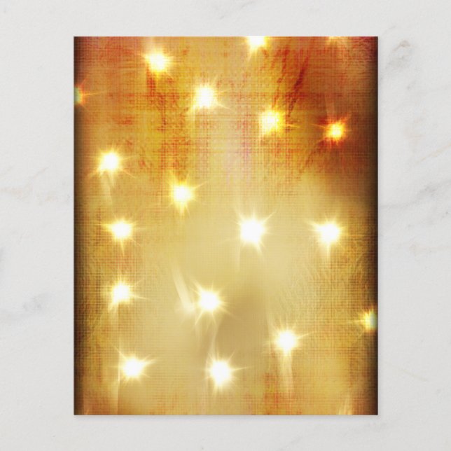 Bränd hål-konst papper  flygblad (Framsidan)