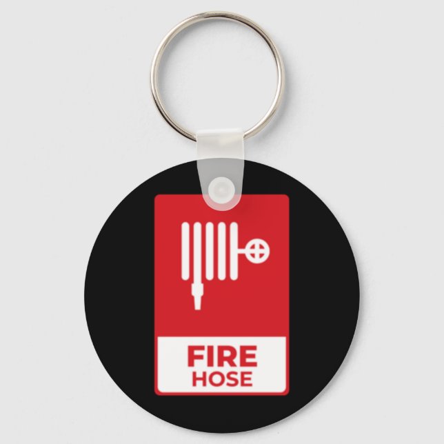 Brand Hose Sticker Nyckelring (Framsida)