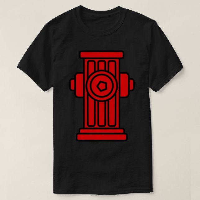Brand Hydrant Halloween Costume Easy Costume T Shirt (Design framsida)