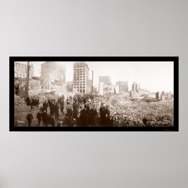 Brand i Baltimore MD Photo 1904 Poster (Framsidan)