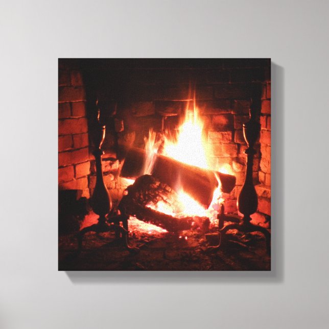 Brand i Fireplace Canvas (Framsida)