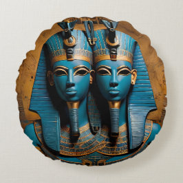 Brand i gudarna rund kudde