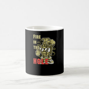 Brand i Hål Kaffemugg