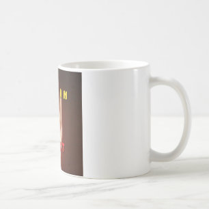 Brand i min hjärtekonst-utskrift kaffemugg