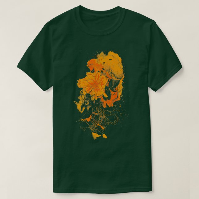 Brand i Mörk för pollinering T Shirt (Design framsida)