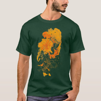 Brand i Mörk för pollinering T Shirt