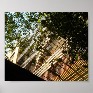 Brand i skugga och Sol Poster