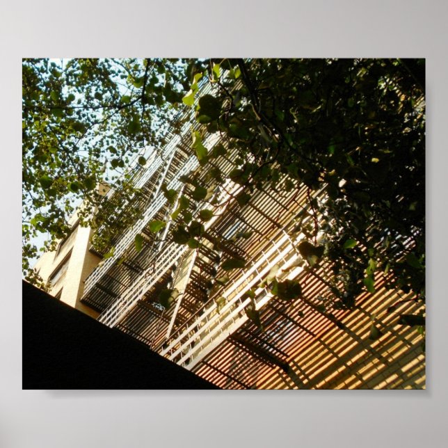 Brand i skugga och Sol Poster (Framsidan)