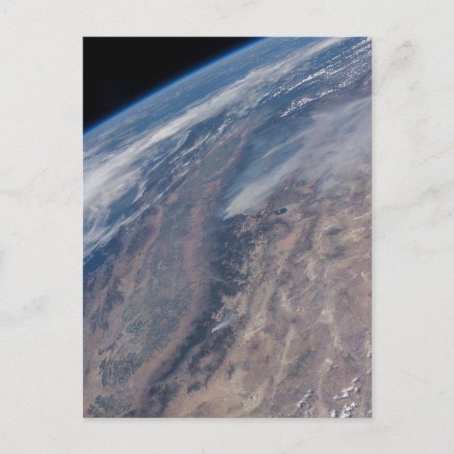 Brand i Yosemite National Park & Stanislaus Forest Vykort (Framsida)