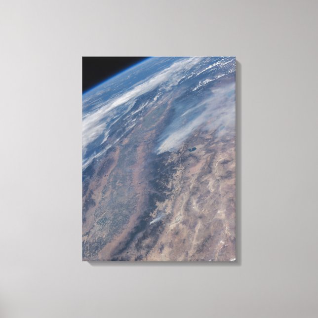 Brand i Yosemite nationalpark & Stanislaus Forest Canvastryck (Framsida)