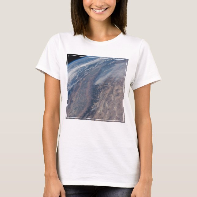 Brand i Yosemite nationalpark & Stanislaus Forest T Shirt (Framsida)