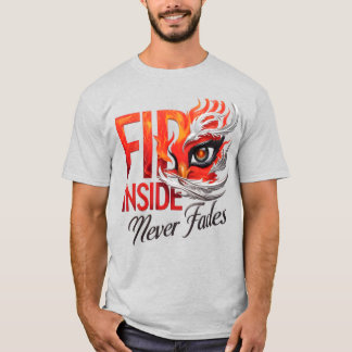 Brand inuti tonar aldrig upp Phoenix Ögon T-Shirt