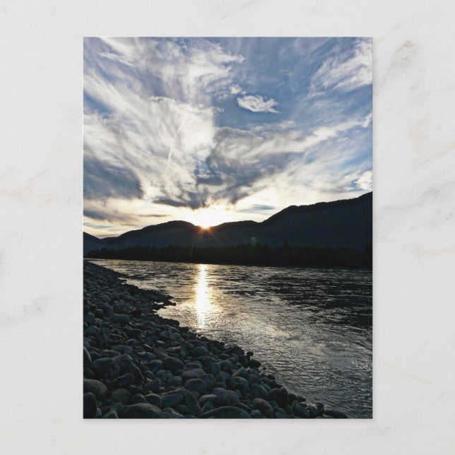 Brand jord och Vind i vatten. Vykort (Framsida)