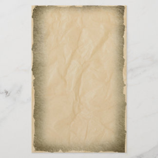 Bränd Kant på Crinkle Papper