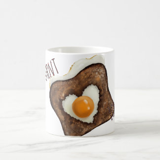 Bränd kärlek - Ägg i hål (rostat bröd!) Kaffemugg