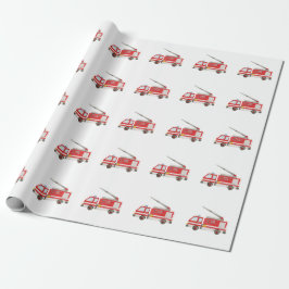 Brand Lastbil-brandmotor Presentpapper