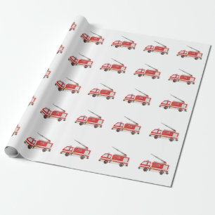 Brand Lastbil-brandmotor Presentpapper