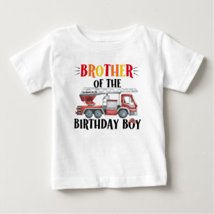 Brand Lastbil Brother of the Birthday Boy T-Shirt