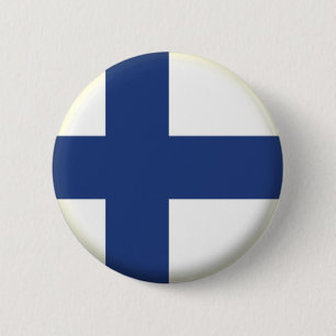BRAND NEW! - BADGE FÖR FINLAND PIN BACK KNAPP