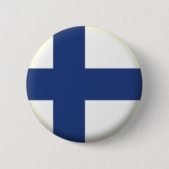 BRAND NEW! - BADGE FÖR FINLAND PIN BACK KNAPP (Framsida)