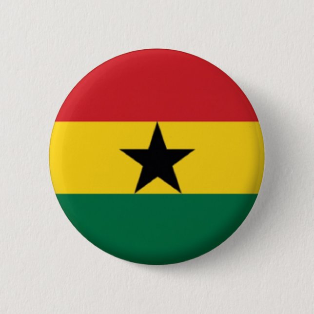 BRAND NEW! - BAKGRUNDSBADGE FÖR GHANA-PIN KNAPP (Framsida)