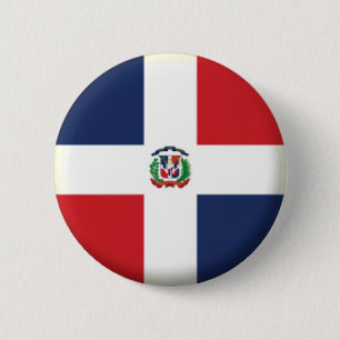 BRAND NEW! - DOMINIKANSKA REPUBLIKEN PIN BACK BADG KNAPP
