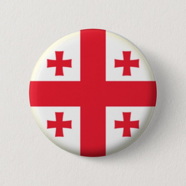 BRAND NEW! - GEORGIA PIN BACK BADGE KNAPP (Framsida)