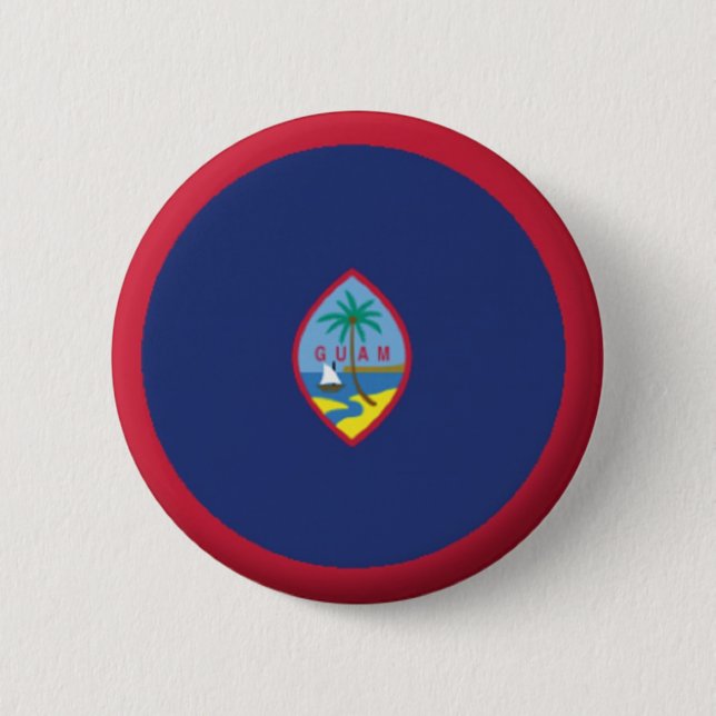 BRAND NEW! - GUAM PIN BACK BADGE KNAPP (Framsida)