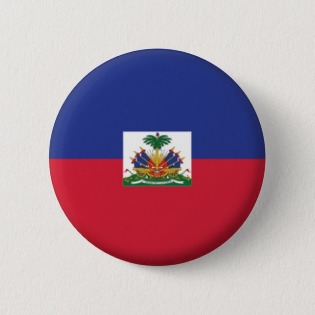 BRAND NEW! - HAITI PIN BACK BADGE KNAPP (Framsida)