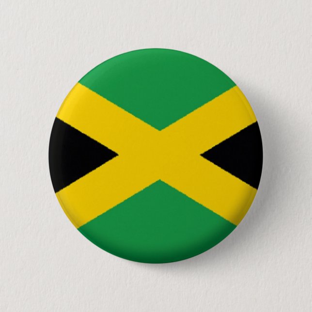 BRAND NEW! - JAMAICA PIN BACK BADGE KNAPP (Framsida)