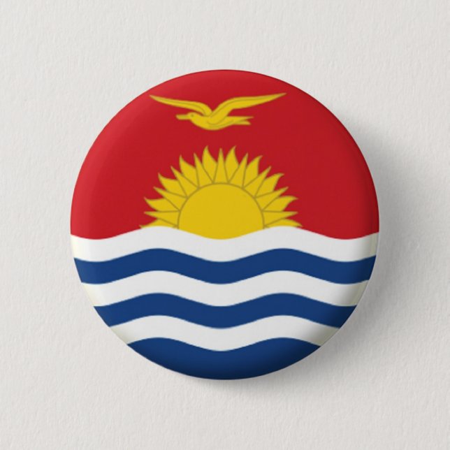 BRAND NEW! - KIRIBATI PIN BACK BADGE KNAPP (Framsida)