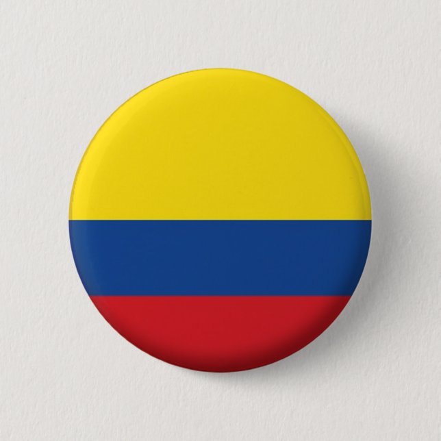 BRAND NEW! - KOLOMBIA PIN BACK BADGE KNAPP (Framsida)