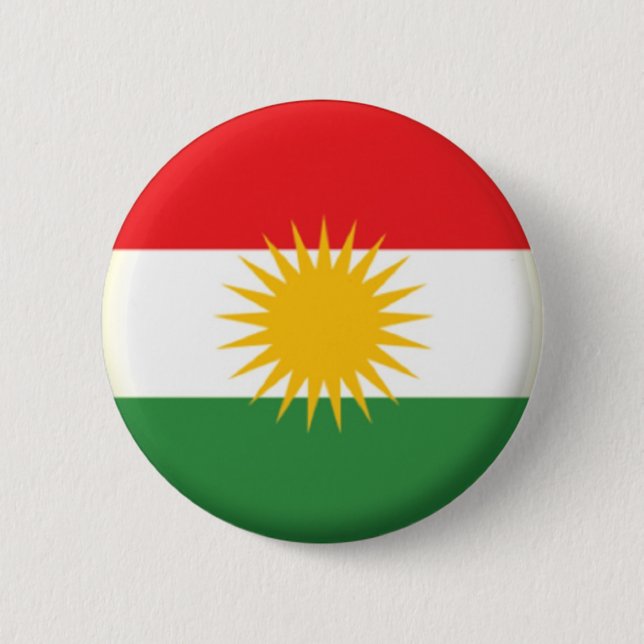 BRAND NEW! - KURDISTAN PIN BACK BADGE KNAPP (Framsida)