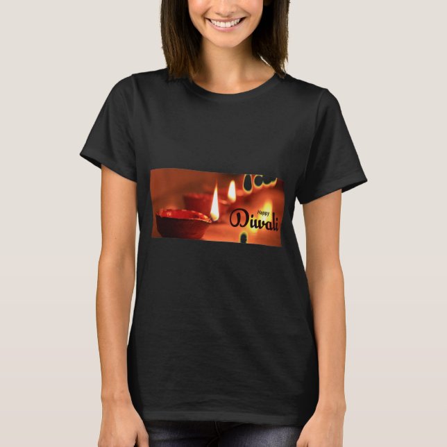 BRAND NEW! - LYCKLIG DIWALI BLACK T-SHIRT (Framsida)