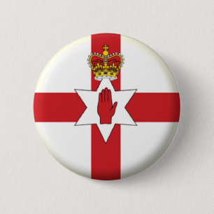 BRAND NEW! - NORDIRLANDS PIN BACK BADGE KNAPP