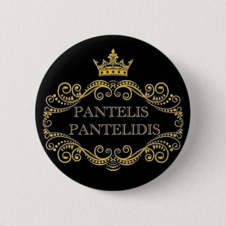 BRAND NEW! - PANTELIS PANTELIDIS PIN-BACK BADGE KNAPP