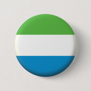 BRAND NEW! - SIERRA LEONE PIN BAK BADGE KNAPP