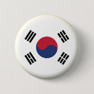BRAND NEW! - SYDKOREA PIN BACK BADGE KNAPP