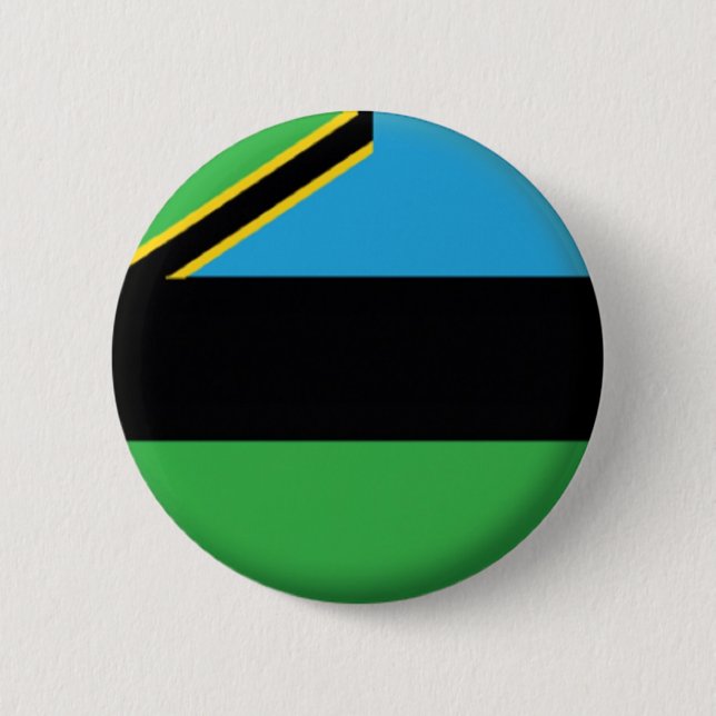 BRAND NEW! - ZANZIBAR PIN BACK BADGE KNAPP (Framsida)